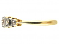 Five Stone Diamond Art Deco Ring