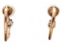 Edwardian Pearl & Diamond Earrings