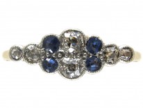 Edwardian Diamond & Sapphire Ring