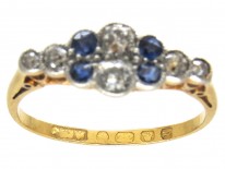 Edwardian Diamond & Sapphire Ring