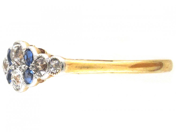 Edwardian Diamond & Sapphire Ring