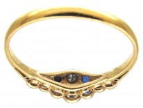 Edwardian Diamond & Sapphire Ring