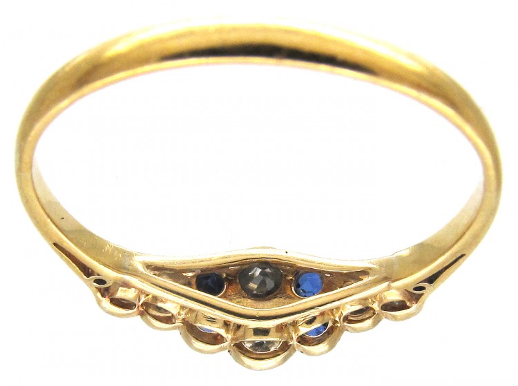 Edwardian Diamond & Sapphire Ring