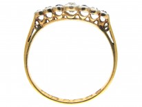 Edwardian Diamond & Sapphire Ring