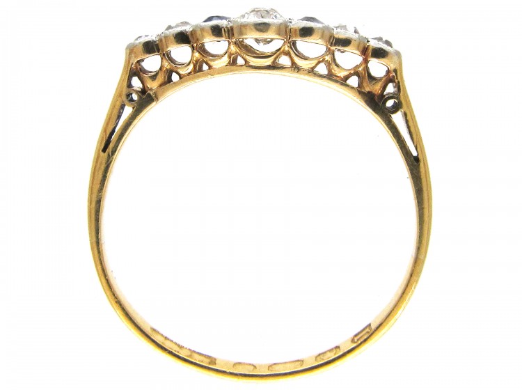 Edwardian Diamond & Sapphire Ring