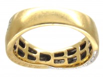 18ct Gold & Diamond Twisted Band Ring by Balmain