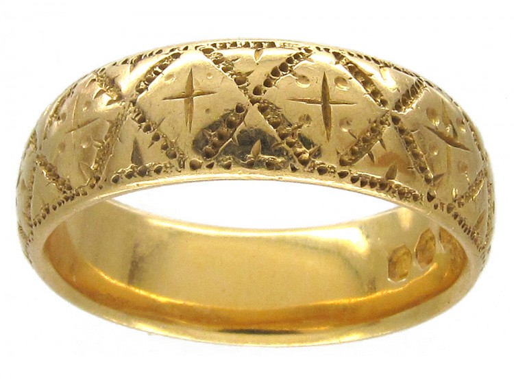 Victorian Wedding Band Ring