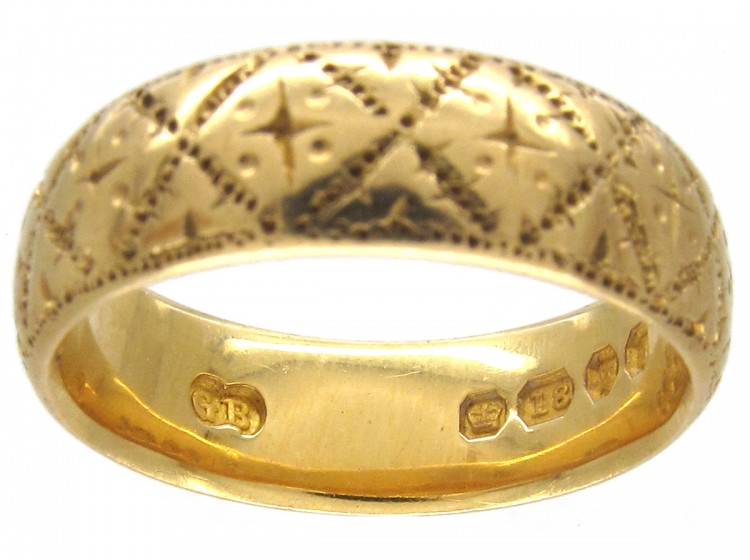 Victorian Wedding Band Ring