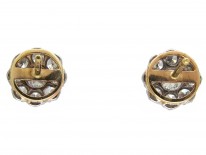 Edwardian Diamond Cluster Earrings