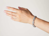 Art Deco Diamond & Platinum Bracelet by Mcteigue & Co