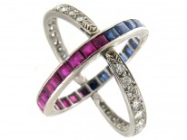 Flip Over Night & Day Gem Set Ring