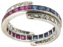 Flip Over Night & Day Gem Set Ring