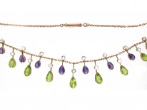 9ct Gold Suffragette Necklace