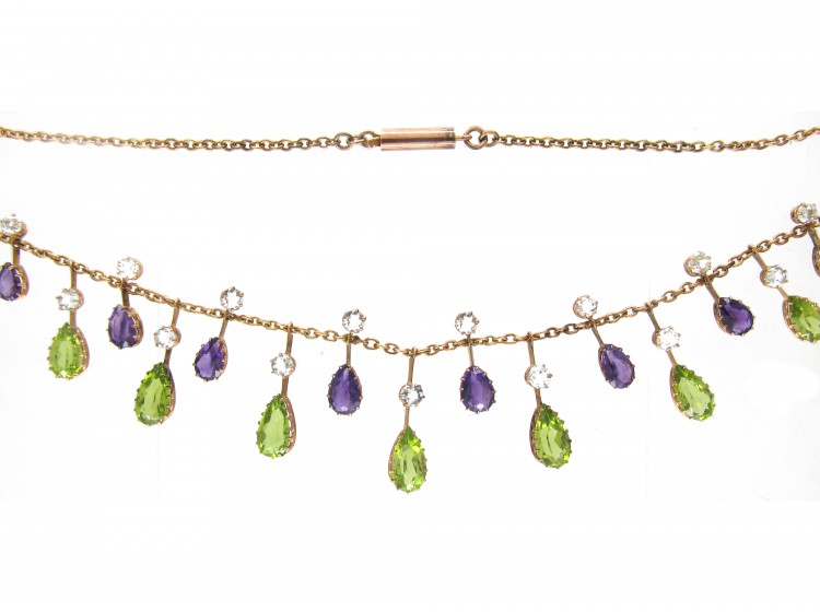 9ct Gold Suffragette Necklace