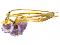 Georgian 15ct Two Colour Gold Botanical Brooch