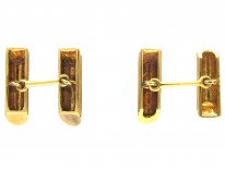18ct Gold Bark Cufflinks