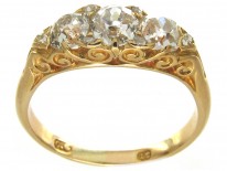 Victorian 3 Stone Diamond Ring
