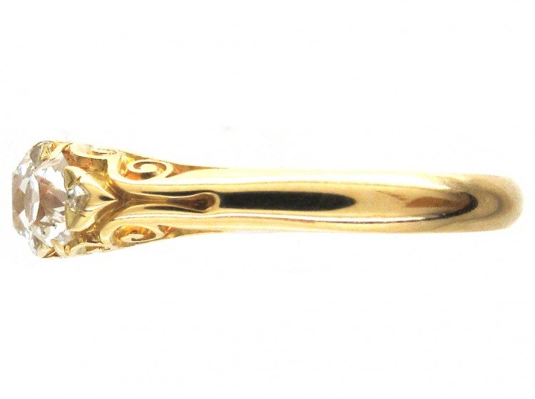 Victorian 3 Stone Diamond Ring