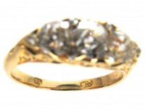Victorian 3 Stone Diamond Ring