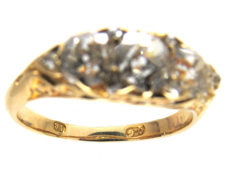 Victorian 3 Stone Diamond Ring