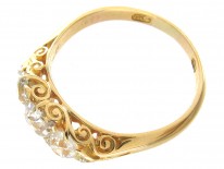 Victorian 3 Stone Diamond Ring