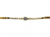 Sapphire & Diamond 18ct Gold Bracelet