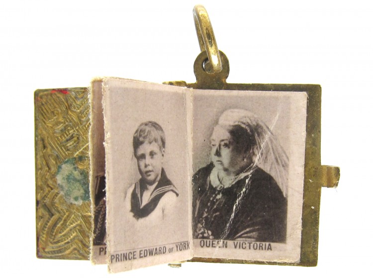 Queen Victoria Book Souvenir Charm