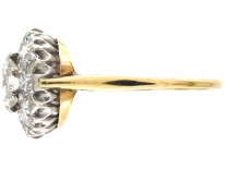 Large Edwardian Diamond Cluster Ring