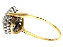 Large Edwardian Diamond Cluster Ring