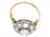 Large Edwardian Diamond Cluster Ring