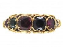 15ct Gold Regency Multi Stone Ring spelling Regard