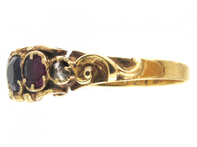 15ct Gold Regency Multi Stone Ring spelling Regard