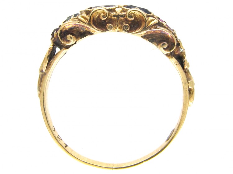 15ct Gold Regency Multi Stone Ring spelling Regard