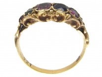 15ct Gold Regency Multi Stone Ring spelling Regard