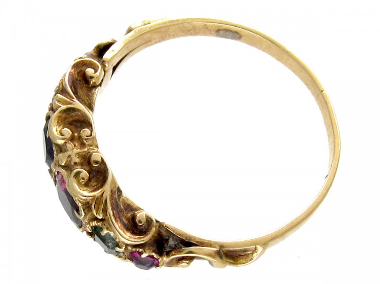 15ct Gold Regency Multi Stone Ring spelling Regard