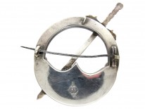 19th Century Scottish Silver & Agate Clan Brooch