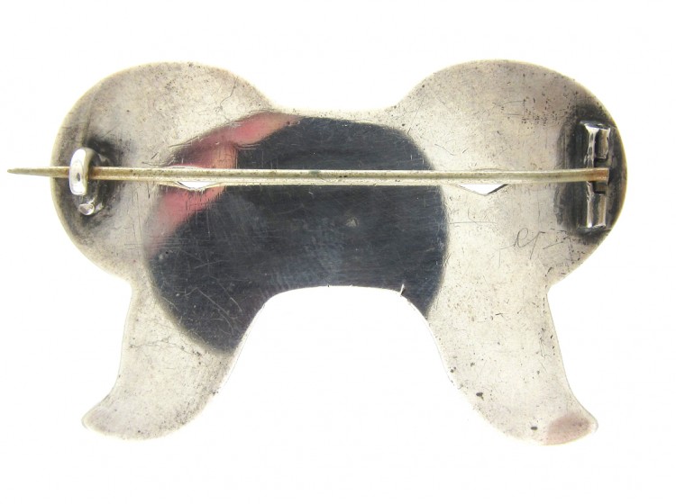Victorian Scottish Banded Sardonyx Bow Brooch