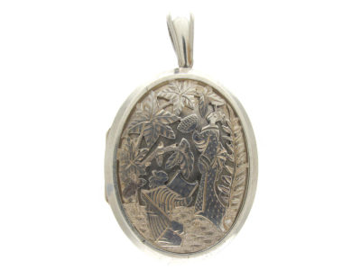 Victorian Silver Aesthetic Period Locket