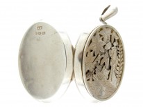 Victorian Silver Aesthetic Period Locket