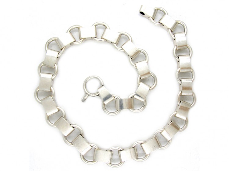 Victorian Silver Collar