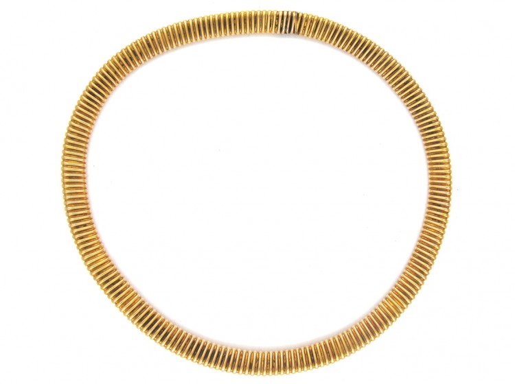 Edwardian 18ct Gold Coil Collar