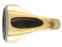 18ct Gold & Bloodstone Intaglio Signet Ring