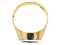 18ct Gold & Bloodstone Intaglio Signet Ring
