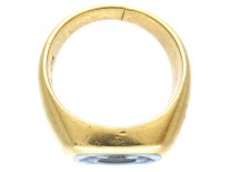 18ct Gold & Sardonyx Intaglio Signet Ring