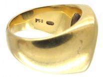 18ct Gold & Sardonyx Intaglio Signet Ring