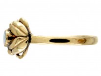 Art Nouveau 15ct Gold & Opal Ring