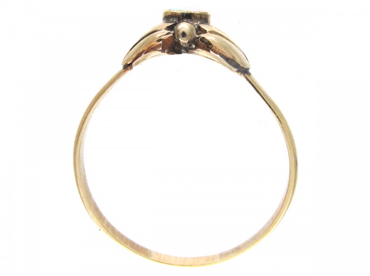 Art Nouveau 15ct Gold & Opal Ring