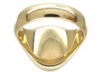Sardonyx Griffin Intaglio Gold Signet Ring