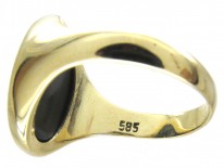 14ct Gold Sardonyx Intaglio Signet Ring