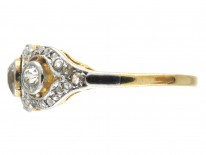 Edwardian Old Mine Cut & Rose Cut Diamond Ring